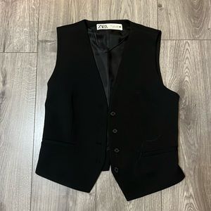 Zara tailored vest brand new without tags never worn size small